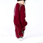Vintage Stripe Hip Hop Cargo Pants image 4