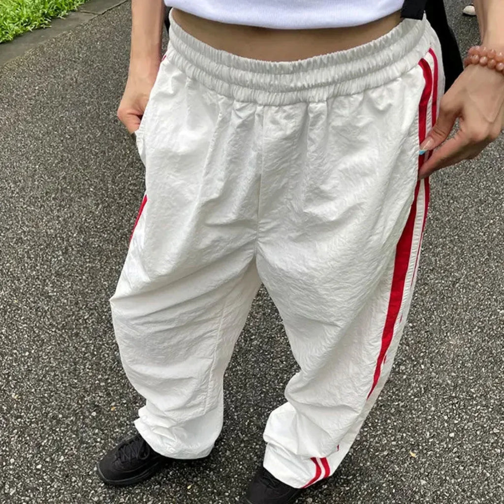 Vintage Striped Oversize Baggy Jogging Pant image 4