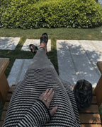 Vintage Striped Tie Beachwear Maxi Dress image 4