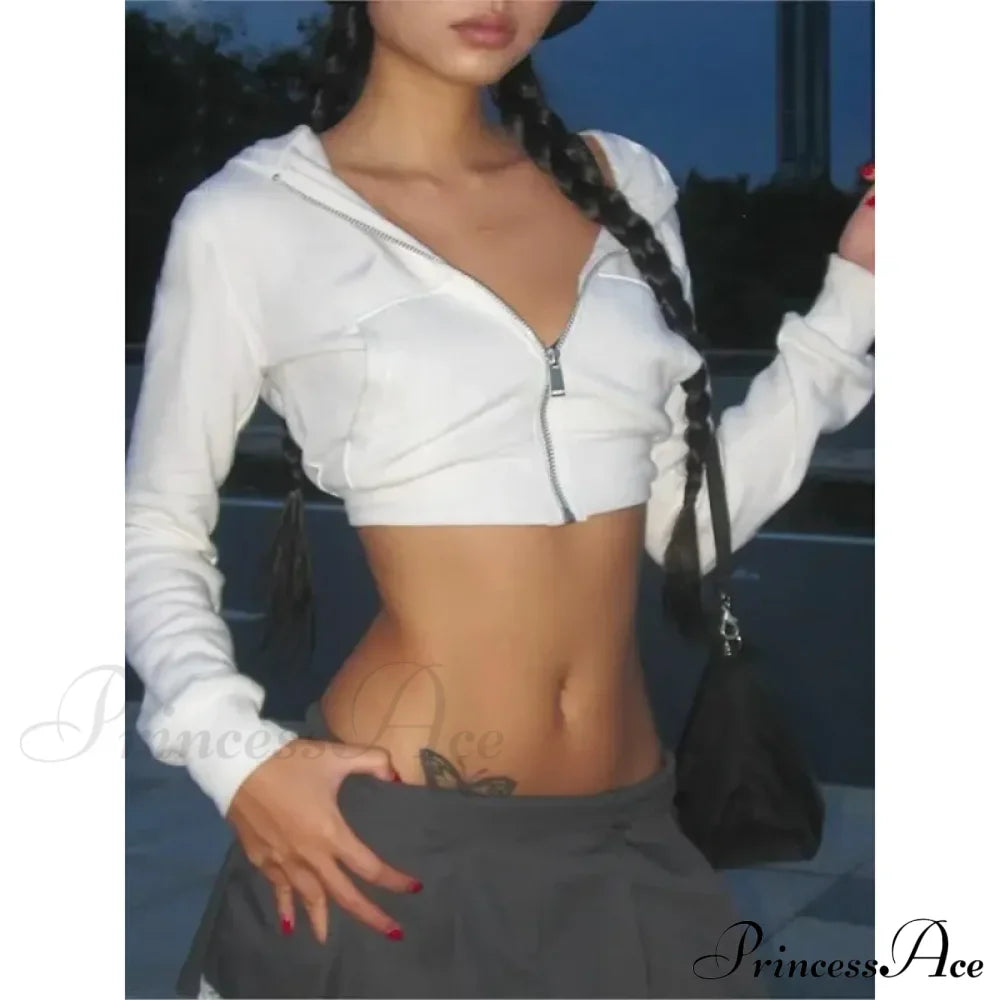 Vintage Stylish Basic Zipper Hooded Hoodie image 7