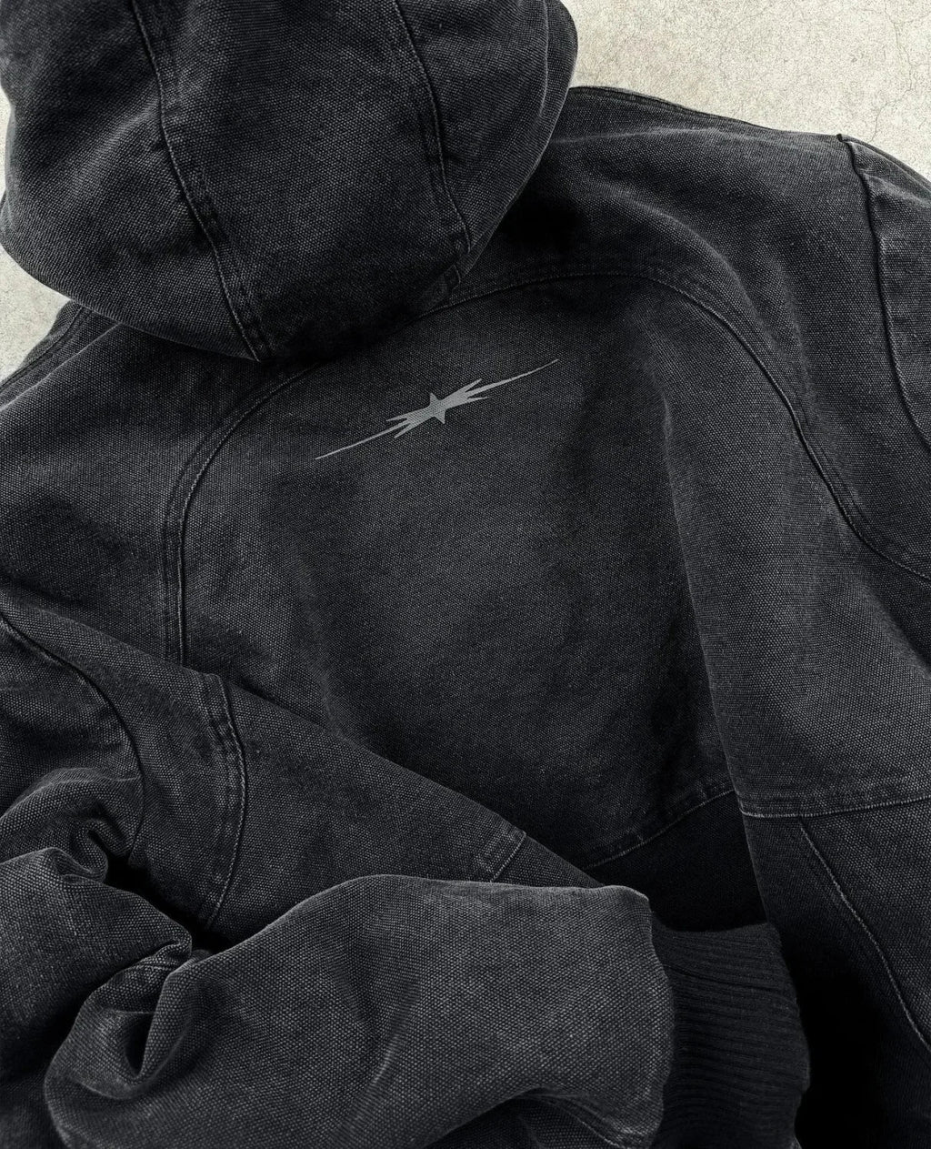 Vintage Wash Zip Up Hoodie image 2