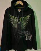 Vintage Y2K Gothic Printed Zipper Hoodie image 6