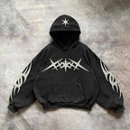 Vintage Y2K Gothic Printed Zipper Hoodie image 10