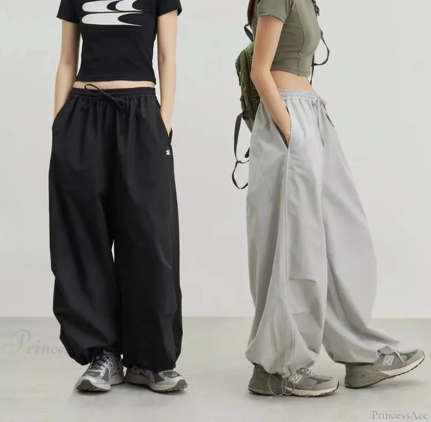 Vintage Y2K Harajuku Parachute Pants image 5