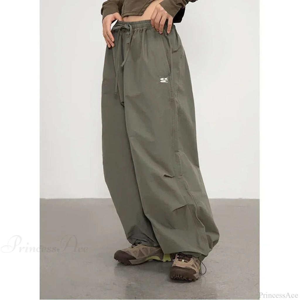 Vintage Y2K Harajuku Parachute Pants image 1