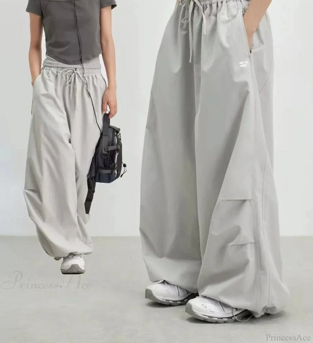 Vintage Y2K Harajuku Parachute Pants image 4