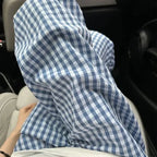 Vintage Y2K Plaid Women Casual Baggy Pants image 4