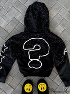 Vintage Y2k Zipper Print Hoodie image 2
