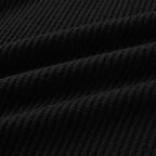 Waffle Neck Tops Knit Henley V for Women image 3
