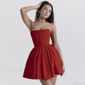 Waist Wrap A-line Vacation Dress image 6