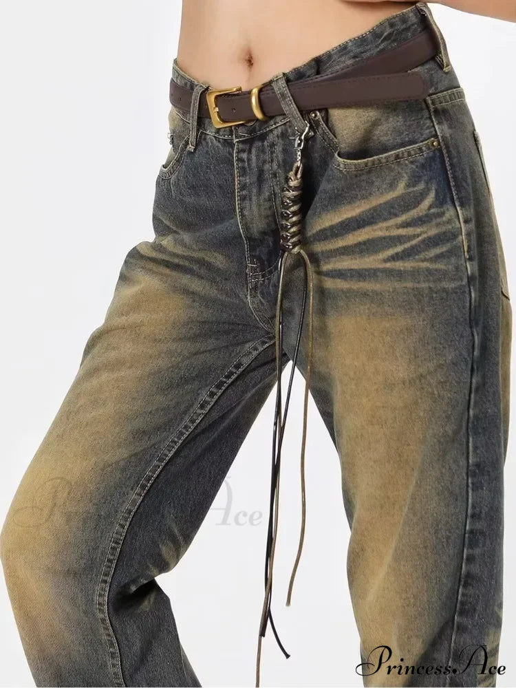 Wash Made Old Blue Micro Flared Retro Trendy Jean image 6