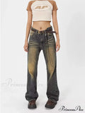 Wash Made Old Blue Micro Flared Retro Trendy Jean image 1