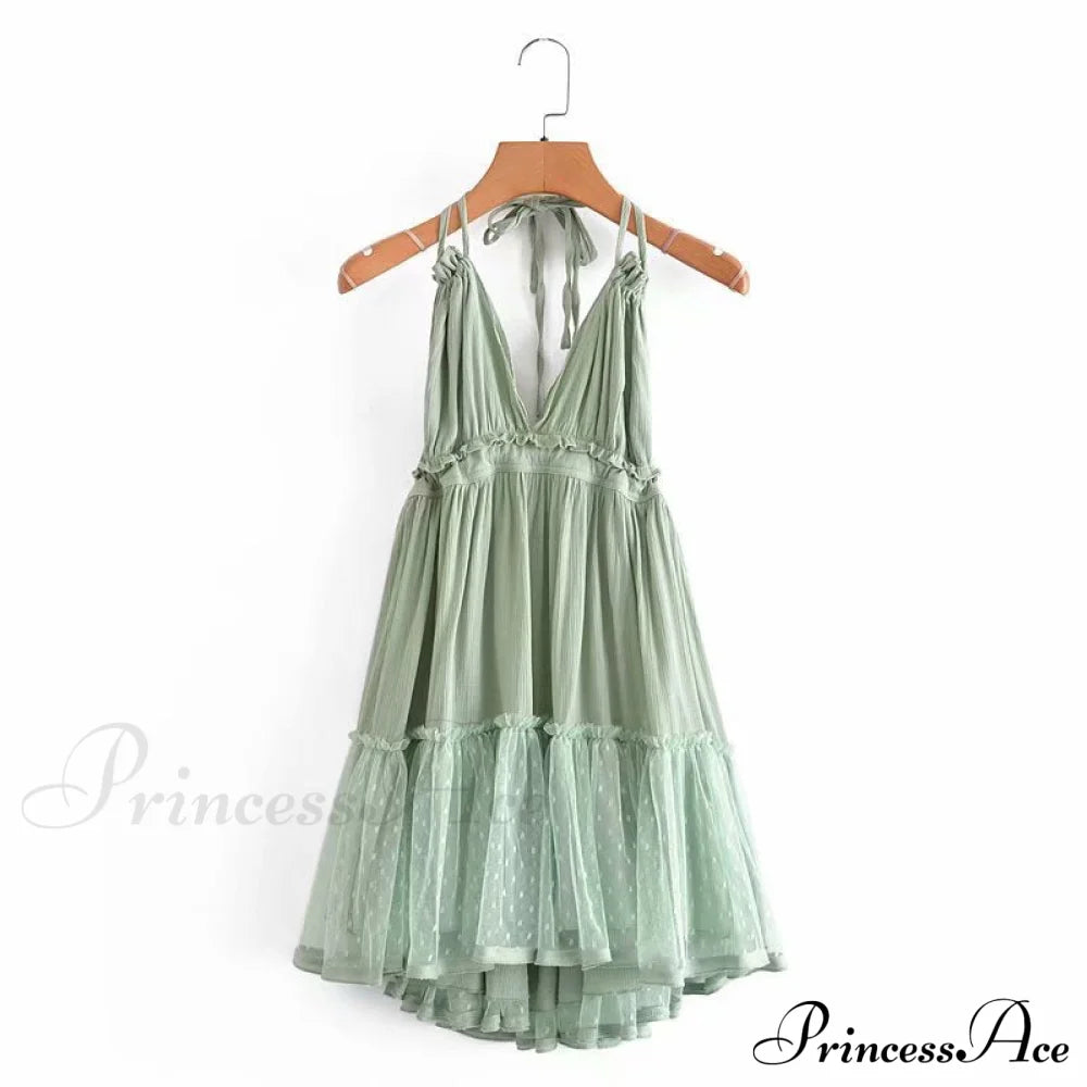 Weekend Getaway Stylish Linen Skater Dress image 6