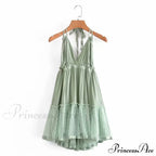 Weekend Getaway Stylish Linen Skater Dress image 6