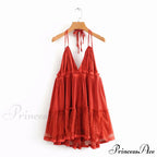 Weekend Getaway Stylish Linen Skater Dress image 4