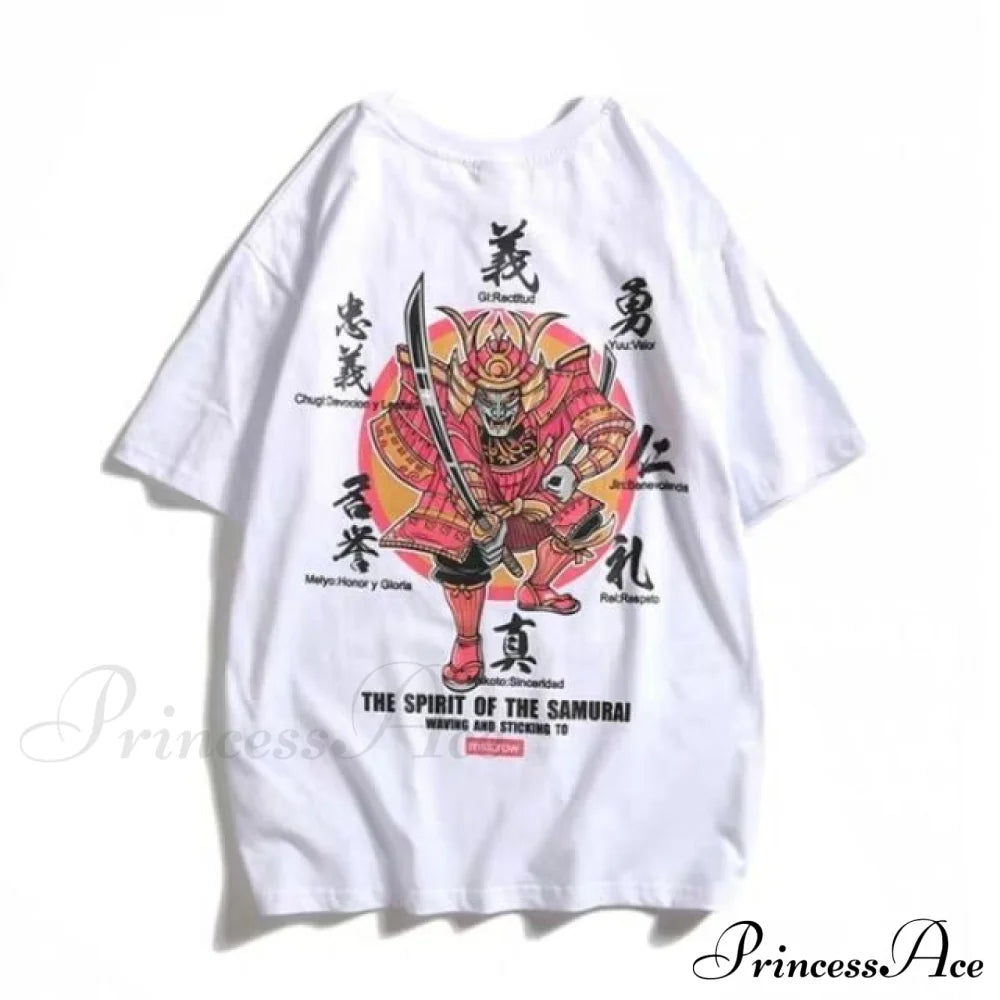 White Cartoon Female Kawaii Tops Tee image 2