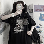 White Cartoon Female Kawaii Tops Tee image 19