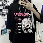 White Cartoon Female Kawaii Tops Tee image 13