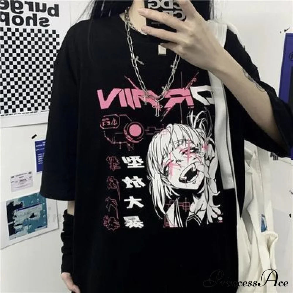 White Cartoon Female Kawaii Tops Tee image 13