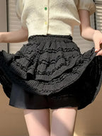 White Lace Spring Cake Skirt image 5
