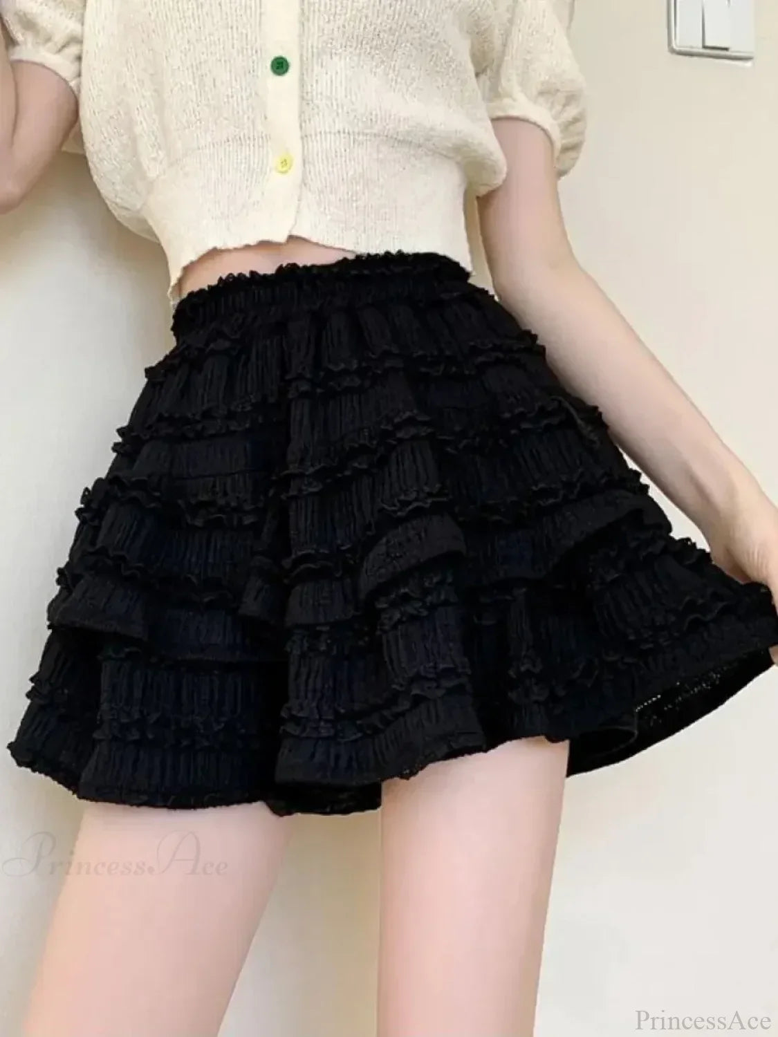 White Lace Spring Cake Skirt image 2