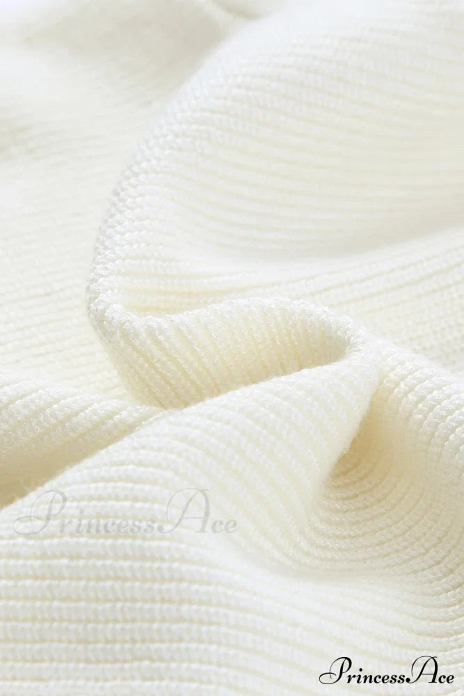 White Neck Knit Ribbed Halter Tank Cross Criss Top image 10