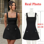 White Pearl Backless Party Dress image 5