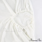White Shoulder Parties - Women for Split Gown One for Gown and Full-Length Warm-Season Elegant Long Beachwear image 11