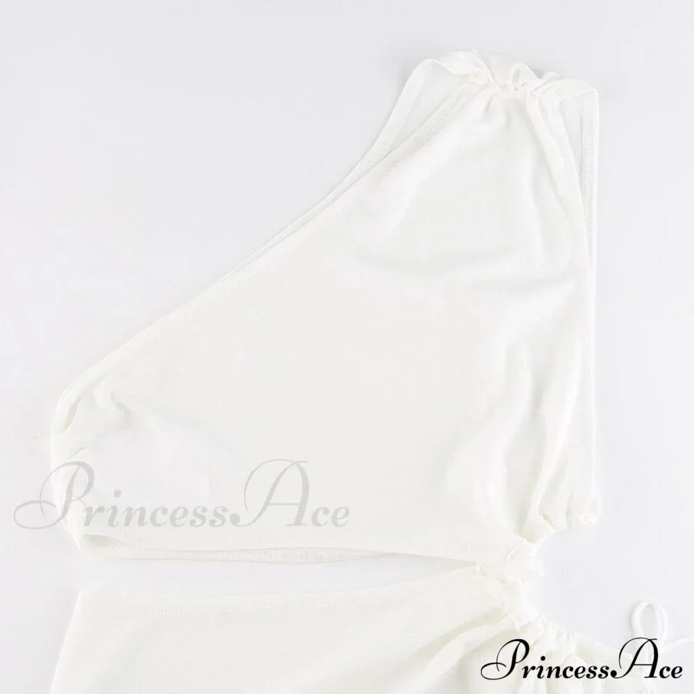 White Shoulder Parties - Women for Split Gown One for Gown and Full-Length Warm-Season Elegant Long Beachwear image 10