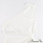 White Shoulder Parties - Women for Split Gown One for Gown and Full-Length Warm-Season Elegant Long Beachwear image 10