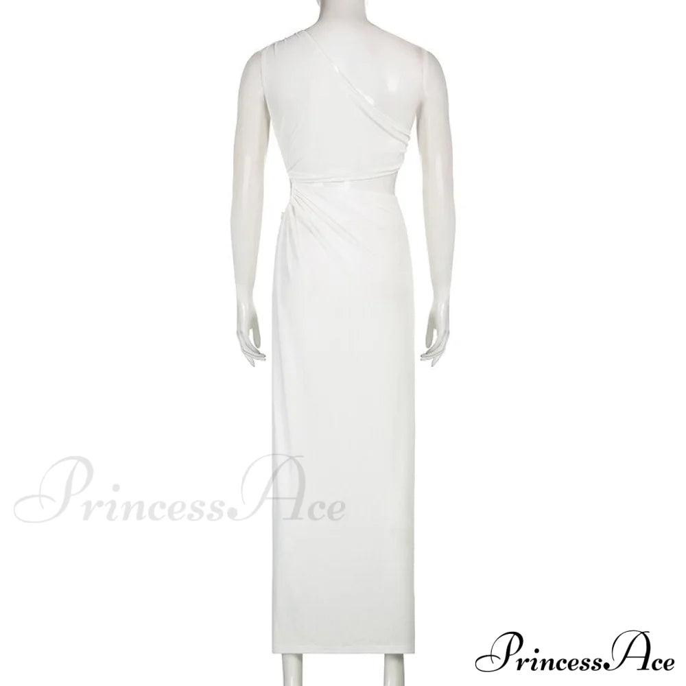 White Shoulder Parties - Women for Split Gown One for Gown and Full-Length Warm-Season Elegant Long Beachwear image 9