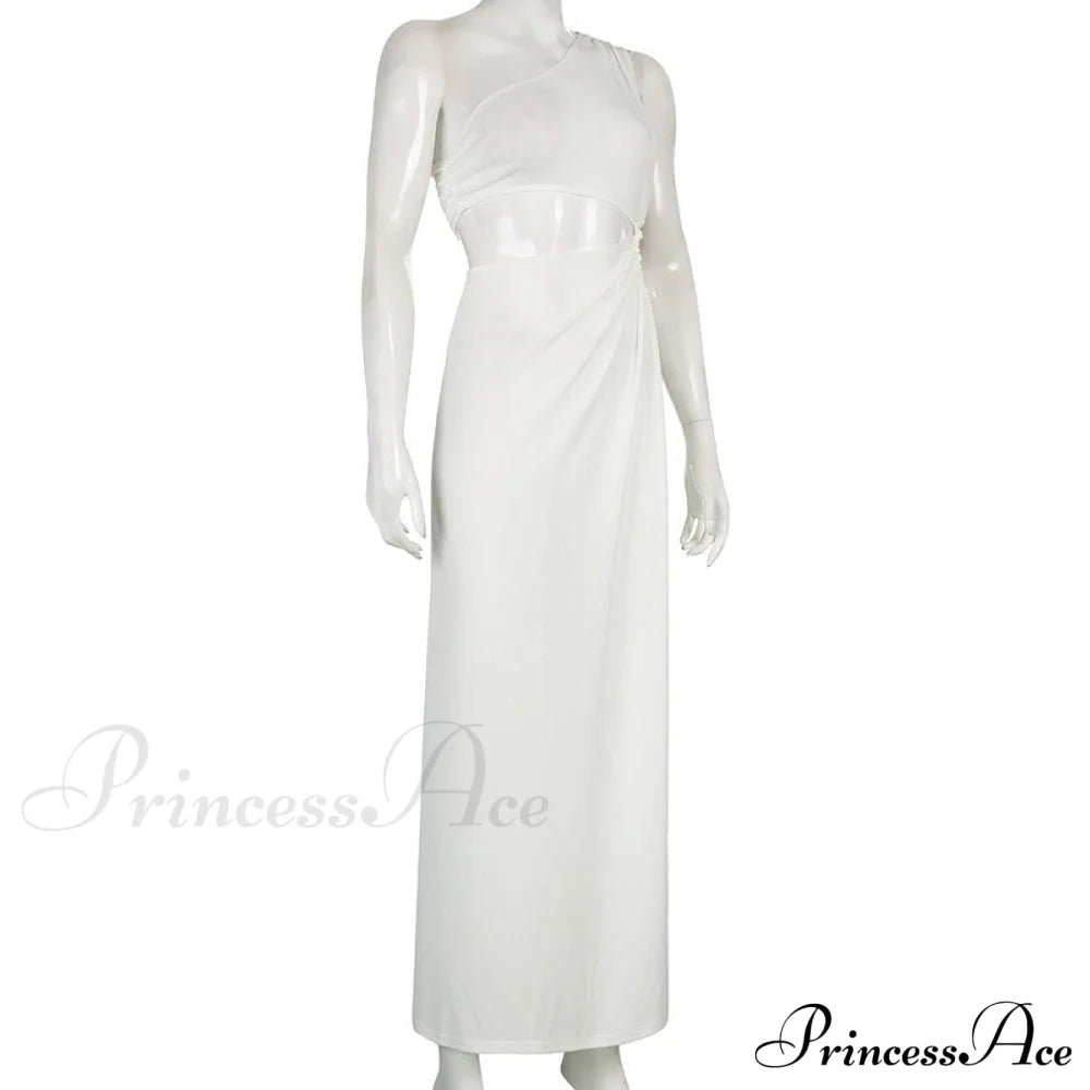 White Shoulder Parties - Women for Split Gown One for Gown and Full-Length Warm-Season Elegant Long Beachwear image 7