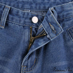 Wide Leg Oversize Y2K Patterned Baggy Winter Cargo Casual Jeans Low Autumn Waist Women's Trousers image 13