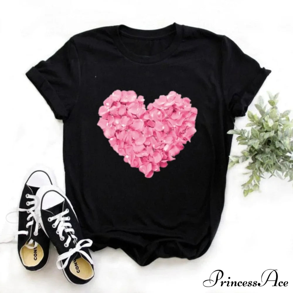 Floral Print Casual Tee image 25