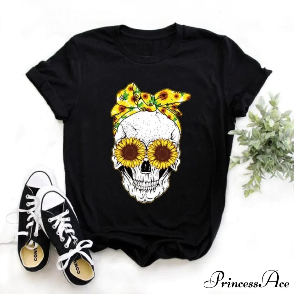 Floral Print Casual Tee image 24