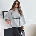 Winter Bat Sleeve Canopy Coat image 8