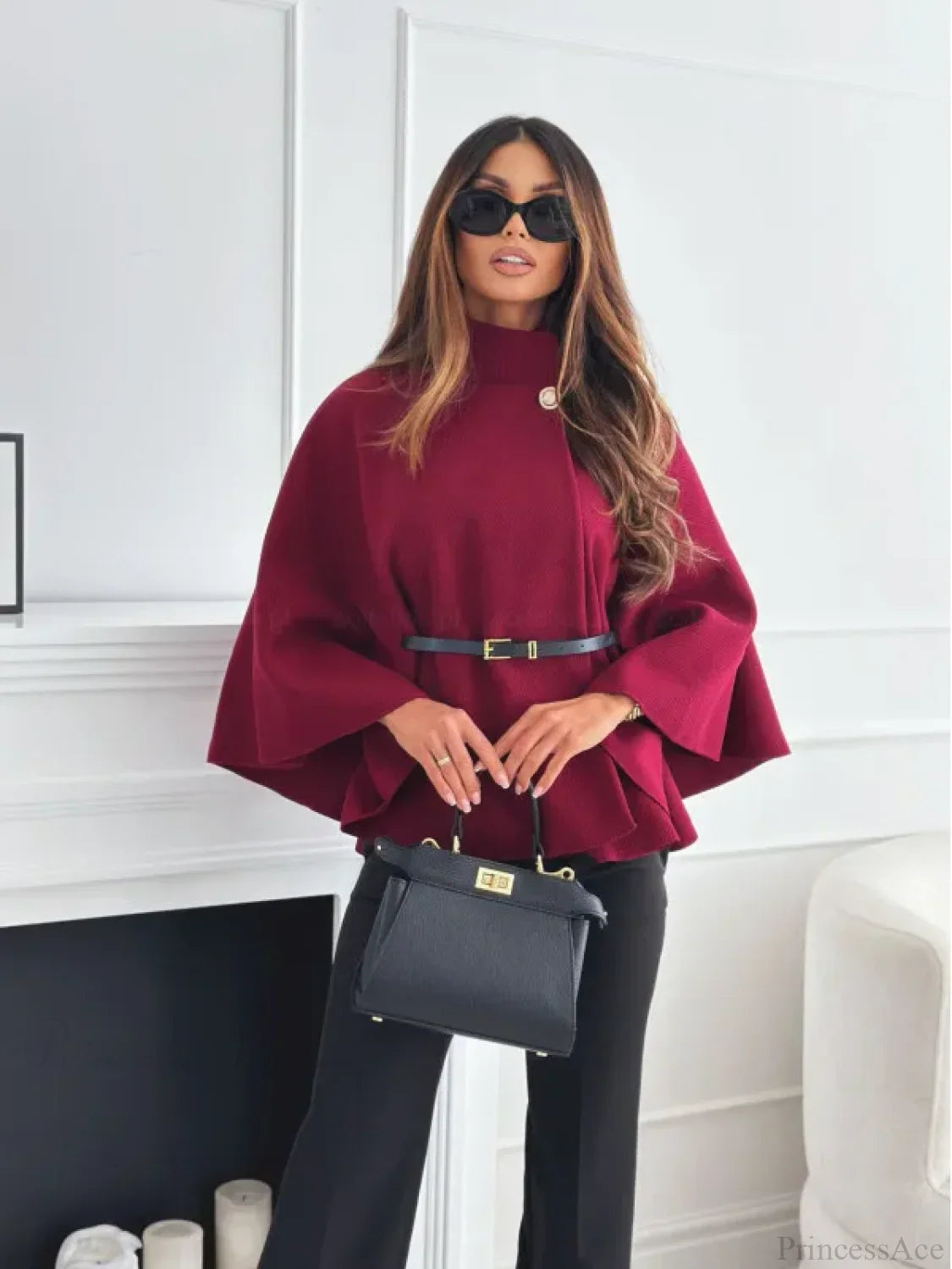 Winter Bat Sleeve Canopy Coat image 5