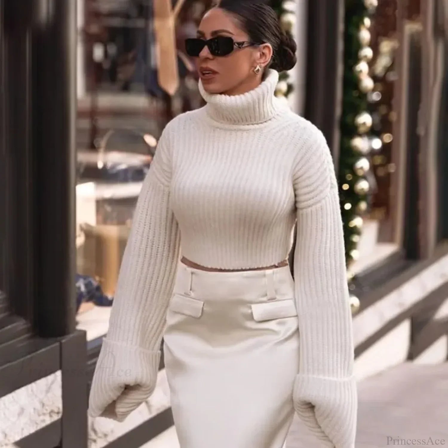 Winter Lapel Short Sweater image 2