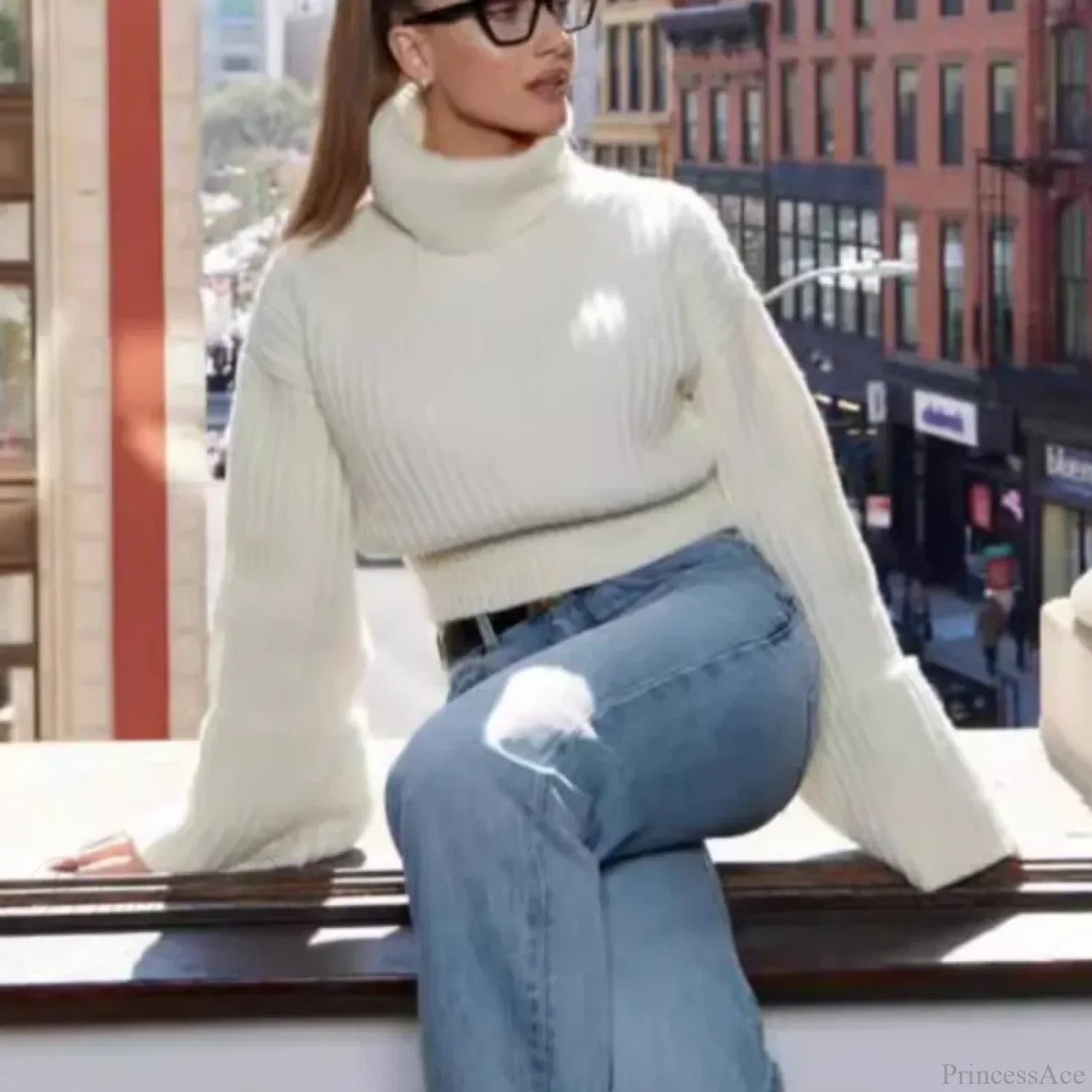 Winter Lapel Short Sweater image 1