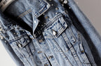 with Detailing New Autumn Women's Jacket Pearl - Denim Collection image 9