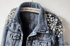 with Detailing New Autumn Women's Jacket Pearl - Denim Collection image 7