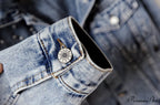with Detailing New Autumn Women's Jacket Pearl - Denim Collection image 12
