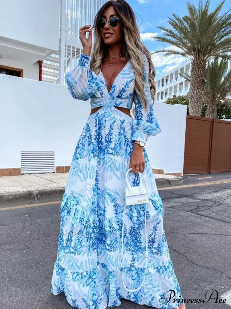 with Long Gown Bachelorette Design V-Neck Flowered Full-Length Sleeves image 2
