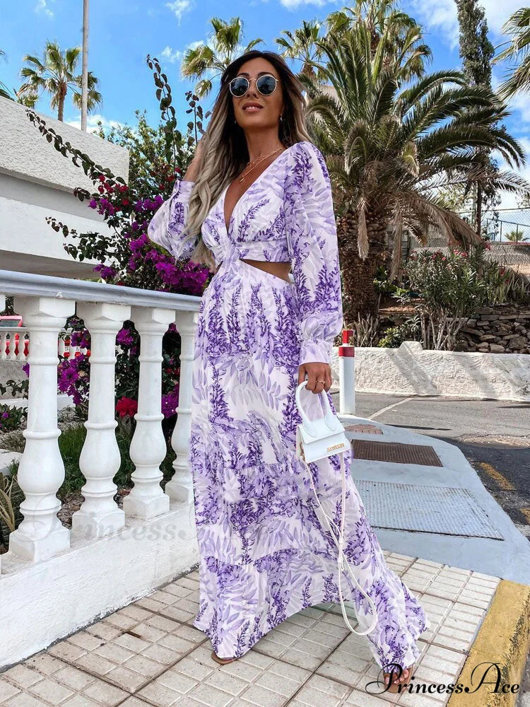 with Long Gown Bachelorette Design V-Neck Flowered Full-Length Sleeves image 4