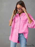 with Raw Jacket Dropped Hem Shoulder image 6
