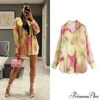 with Satin Blouse Design Arm - Long Women's Zebra Top image 18