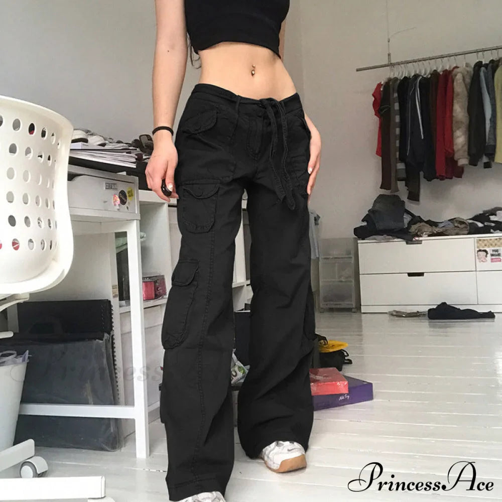 Woman High Waist Baggy Straight Leg Jeans image 7