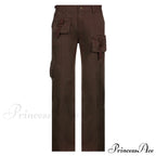Woman High Waist Baggy Straight Leg Jeans image 11