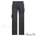 Woman High Waist Baggy Straight Leg Jeans image 12