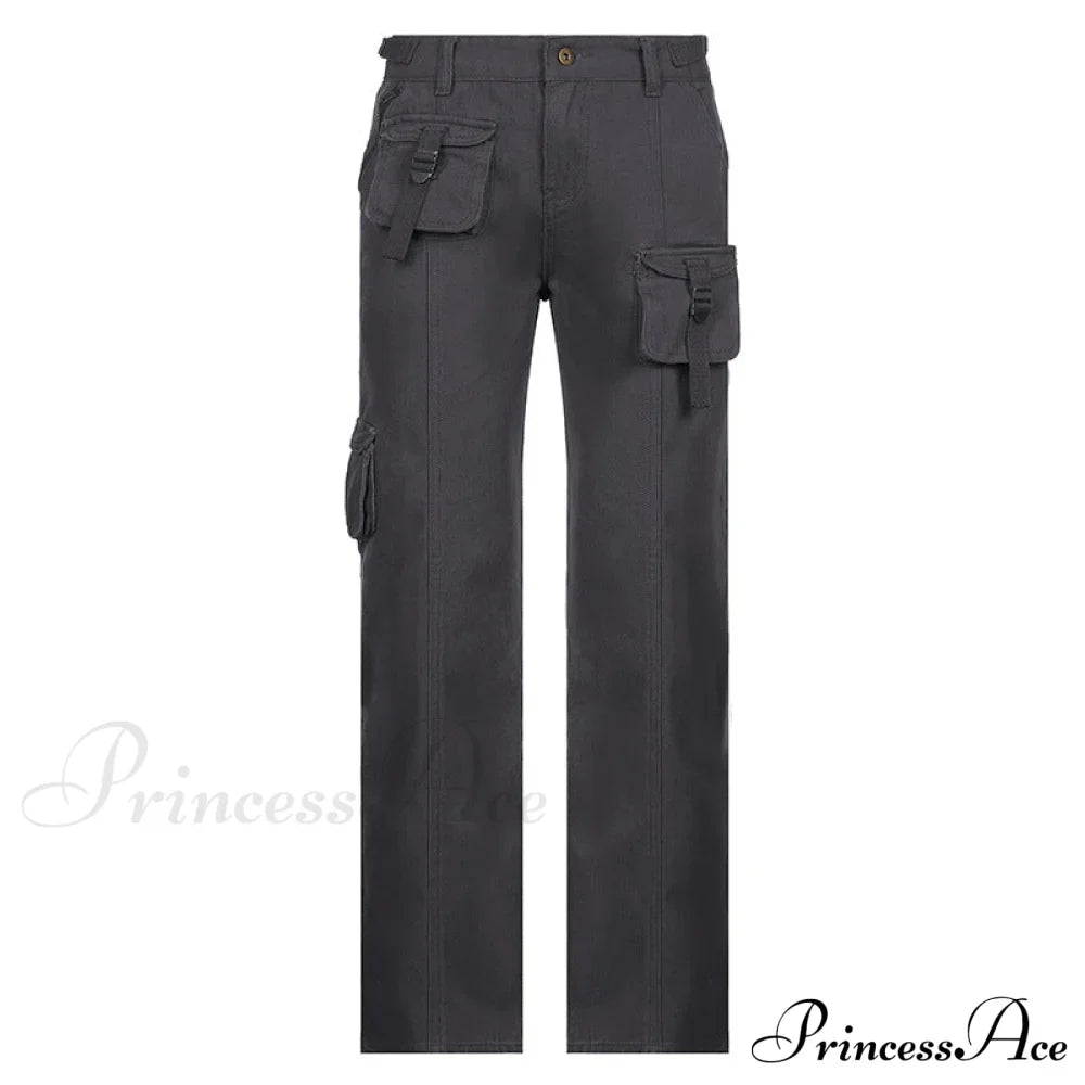 Woman High Waist Baggy Straight Leg Jeans image 12